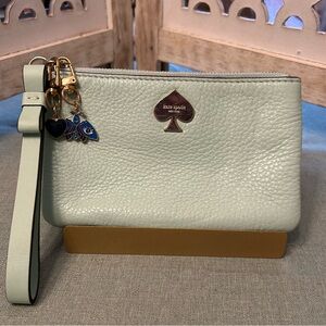 Kate Spade Light Green Wristlet